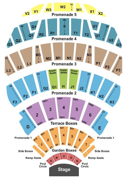 Hollywood Bowl Rod Stewart Seating Chart
